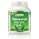 Yamswurzel (Wild Yams), 450 mg, hochdosierter Extrakt (mind. 20% Diosgenin), 120 Kapseln,...