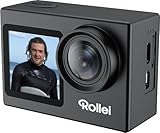 Rollei Actioncam 7S Plus, 4K-Action-Cam mit WIFI,Webcam-Funktion,Selfie-Frontdisplay...