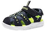 KangaROOS Unisex Baby K-Mini Sandalen, Dark Navy/Lime 4054, 23 EU