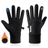 Ulhnei Fahrradhandschuhe Winter Thermohandschuhe Touchscreen Handschuhe wasserdicht...