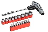 kwb T-Griff Schraubendreher -Set 21-teilig mit Bit-Aufnahme inkl. 10 Bits 25 mm,...