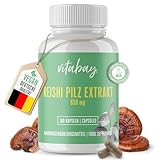 Vitabay Reishi Pilz Extrakt 650 mg | 180 vegane Kapseln mit 35% aktive...