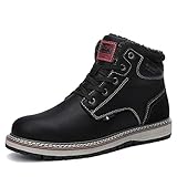 AX BOXING Winterschuhe Herren Warm Gefüttert Winterstiefel Draussen...