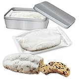 Lebkuchenwelt Rosinenstollen klassisch 500g in Geschenkdose - Premium Qualität - Frisch &...