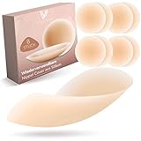 Villkin Nippelpads - 8 Stück - Selbstklebende Nippel Cover für Damen - Wiederverwendbar...