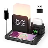 Wireless Charger, COLSUR 3 in 1 Induktive Ladestation 15W Kabelloses Ladegerät für i...