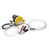 Wiltec Ölabsaugpumpe 12 V 60 W, 130 x 130 x 85 mm, 1 l/min, Absaugpumpe für...