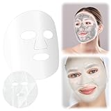 300 Stück Einweg-Gesichtsblattmaske DIY Durchsichtiges Gesichtsmaske Plastic Face Mask...