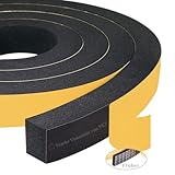 Yotache Schaumstoff Klebeband Selbstklebend 25 mm(B) x 20 mm(D) Türdichtungen...