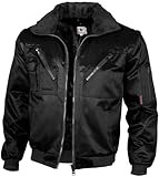 Qualitex - Pilotenjacke 4 in 1, Schwarz, L