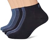 PUMA Unisex Quarter Socken, Navy, 39-42 EU