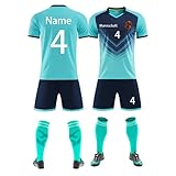 Benutzerdefiniert Trikot T-Shirt Shorts 2 Teiliges Set Jeder Name Nummer Team Logo -...