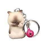 Yardenfun 1Stk Schlüsselanhänger Maneki Neko Miniatur Geldbörse Mini-Tasche...