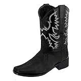 WILLBEST Gestapelte kurze Lederstiefel Booties Absatz Damenstiefel Modestiefel...