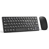 Jojomino Mini FüNfreihiges Kabelloses Tastatur und Maus Set für das Haus BüRo für...