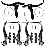 TUZHE Fahrrad Bremsen Set V-Brake Universal Fahrradbremsen-Set Vordere und Hintere MTB...