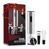 Amazon Brand - Umi Elektrischer Flaschenöffner, batteriebetriebenes Weinöffner-Kit,...