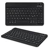 NAUC Bluetooth Wireless Slim Tastatur Keyboard QWERTZ Layout Handy Tablet...