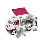 schleich 42439 Mobile Tierärztin mit Hannoveraner Fohlen , für Kinder ab 5-12 Jahren,...