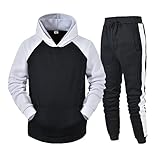 Generisch Jogginganzug Herren Atmungsaktiv Zweiteiliger Fitness Jogginganzug Tracksuit...