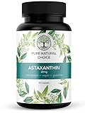 PURE NATURAL CHOICE **Der Vergleichssieger** ASTAXANTHIN 12mg - TÜV geprüft -...