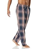 Amazon Essentials Herren Gewebte Pyjamahose, Gerade Geschnitten, Marineblau...