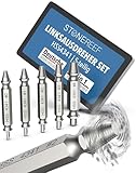 STONE REEF Schraubenausdreher Set 5-teilig [inkl. Vorbohrer] - Linksausdreher...