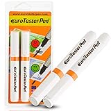 EURO TESTER PEN XL - Professioneller Geldscheinprüfer Fake Geld, Geldprüfstift für...