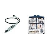 Dremel biegsame Welle (Zubehör für Dremel Multitools) & 100-teiliges Mehrzweck...