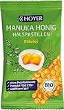 HOYER Manuka Honig Halspastillen Kräuter Bio ohne Mentholzusatz - Mit echtem...