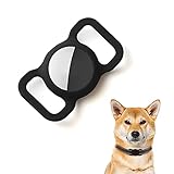 Kuaguozhe Silikon Schutz Hülle Kompatibel mit Apple Airtag GPS Finder Hundehalsband, Pet...