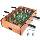 WIN.MAX Mini Tischfussball (Aktualisierung), Tragbarer Leichter Tischfußball,...