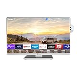 SYLVOX 22 Zoll Smart Fernseher, 12/24V TV mit DVD Player 1080P Full HD Camping...