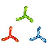 Tomaibaby 3pcs Bumerang Kinder Zurückkehrende Boomerang Kids Sports Neue Flying Boomerang...