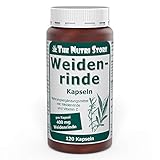 Weidenrinde 400 mg Kapseln 120 Stk. - Nahrungsergänzungsmittel mit Weidenrinde...