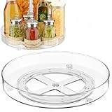 JESIFFY 2 Stück Lazy Susan drehteller Organizer Kühlschrank 27cm+23,5cm,...