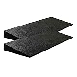 Bordsteinrampe Gummi LxBxH: 500x200x43 mm Set = 2 Stück schwarz (Rampe...