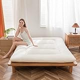 MAXYOYO Sherpa Fleece Bodenmatratze Futon Matratze, Japanischer Stil Roll Up Matratze...