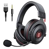 EKSA Gaming Headset, 7.1 Surround Sound PC Headset mit Noise Cancelling...