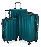 HAUPTSTADTKOFFER - SPREE - 3er Trolley-Set Rollkoffer Reisekoffer, (S, M und L)...