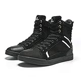 BORLENI Motorradschuhe Herren Sommer Motorradstiefel Männer lässige...