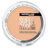 Maybelline New York 2-in-1 Puder Make-Up, Wasserfest und mattierend mit hoher Deckkraft,...