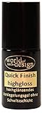 World of Nails-Design LED/UV Quick Finish highgloss, hochglänzendes Versiegelungsgel ohne...