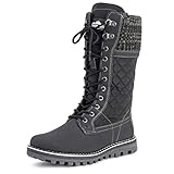 Polar Damen Schnee Dauerhaft Draussen Thermal Winter Warm Wasserdicht Mitte Wade Stiefel -...