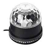 Lisher Party Light Sound Control Disco DJ Stage Light LED Suitable for Bar Club Wedding...