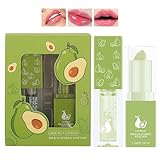 EONFAVE Avocado Lippenpflege, Temperatur Farbwechsel Lip Oil & Lippenbalsam Set,...