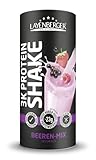 Layenberger 3K Protein Shake Beeren Mix, 78 % Eiweiß und nur 4,4 % Kohlenhydrate bei nur...