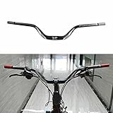 HEZHU Mountainbike Links MTB 31,8 mm High Riser Lenker passend für 22,2 mm...