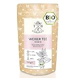 Bio Weißer Tee – Pai Mu Tan Tee lose. 100 g – weich, duftig und aromatisch. (ca. 40...