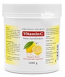 Vitamin C Pulver - Reine Ascorbinsäure - Apotheken Qualität 1 kg | 1 Dose mit 1.000g...